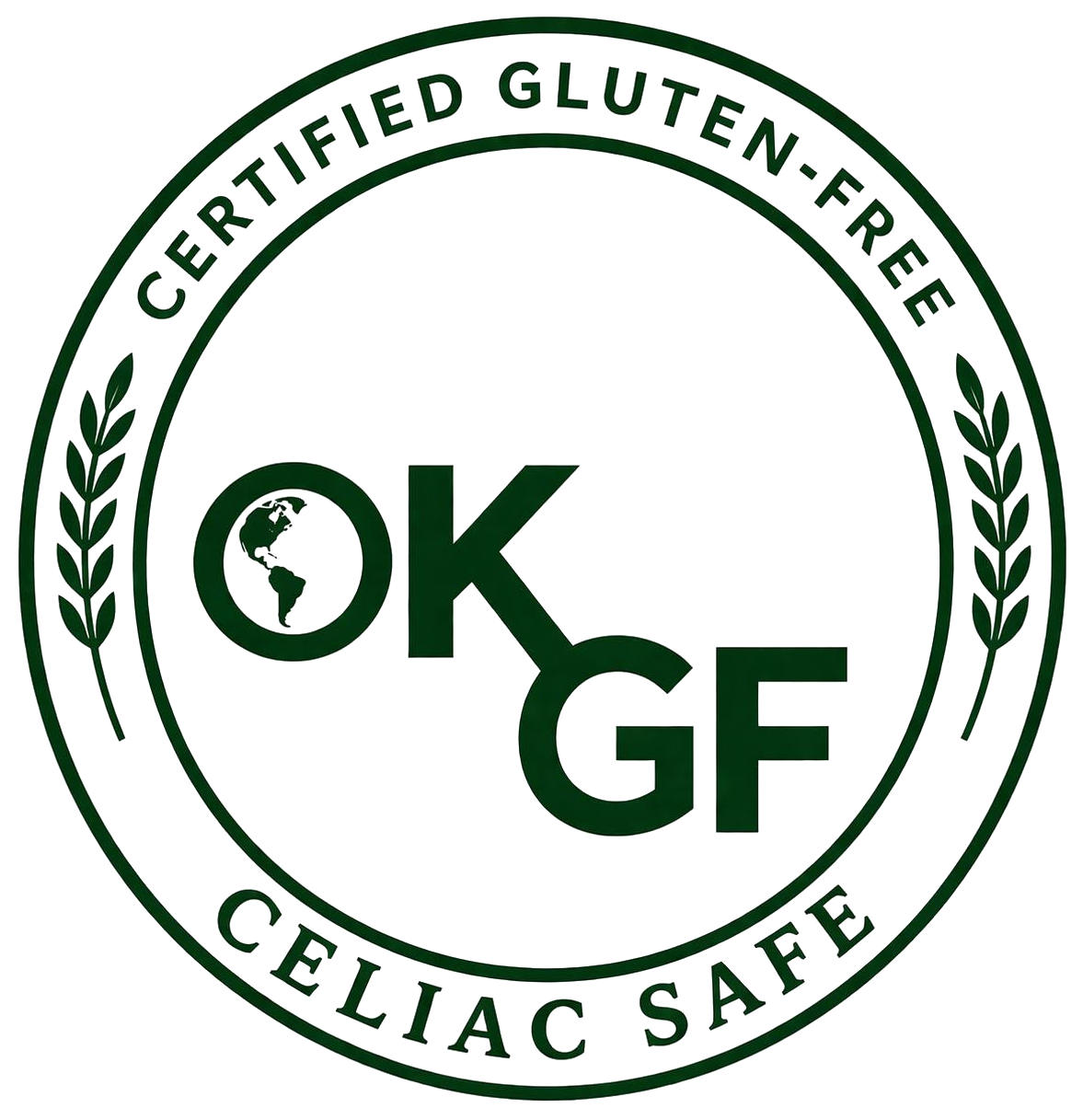OKGF Certified Gluten-Free Celiac Safe
